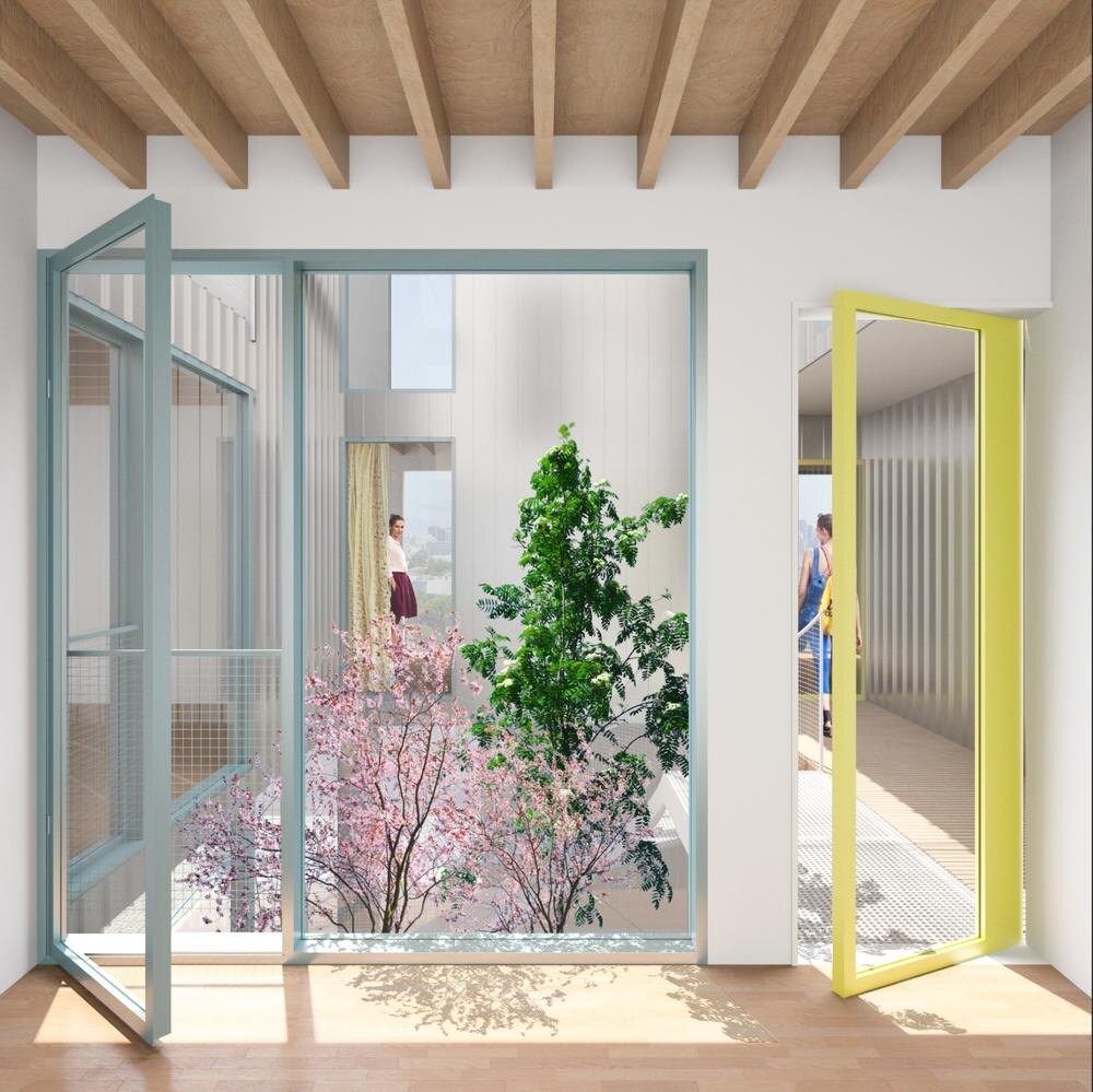 Living space with nature and light